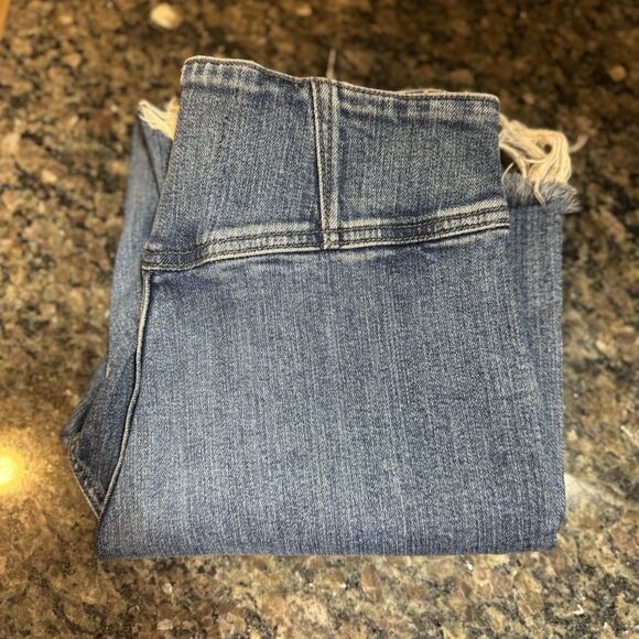 Anthropologie Daze Just Right Jeans Raw Hem Stretch Denim Women’s Size 27 New! - Picture 12 of 12